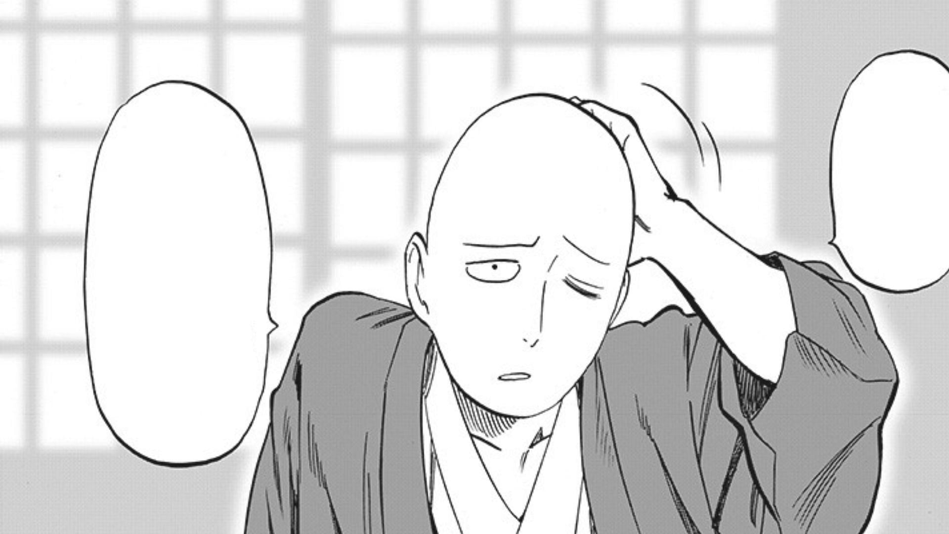 Saitama as seen in One Punch Man chapter 210 (Image via Shueisha)